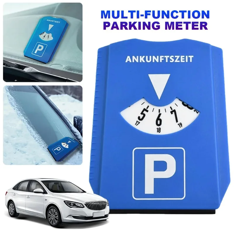 

Parking Meter Ice Scraper Time Display Disc Car Windshield Snow Shovel Car Parking Timer Sign Snow Remover Timer Clock
