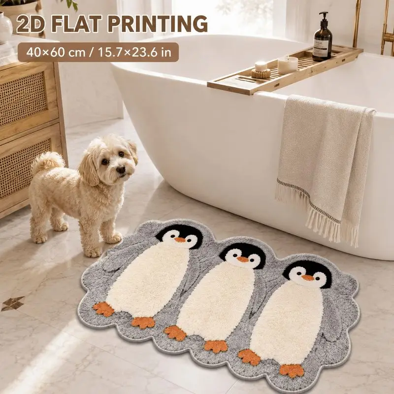 VIKAMA Warm Tone Patch Border Dog Doormat Realistic Napping Beagle Non Slip Pet Owner Bedroom Entrance Decor Mat