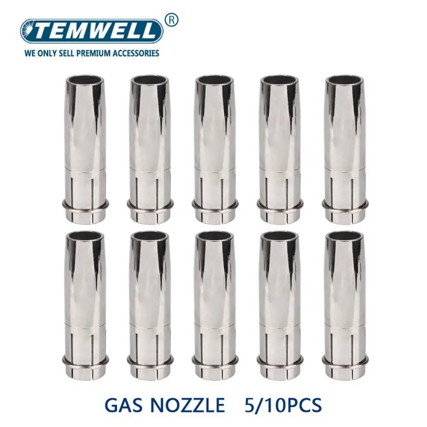 5PCS Kemppi 42w MIG MAG Gas Nozzle type mig torch welding gas nozzles for Shield Cup Torch welding gun