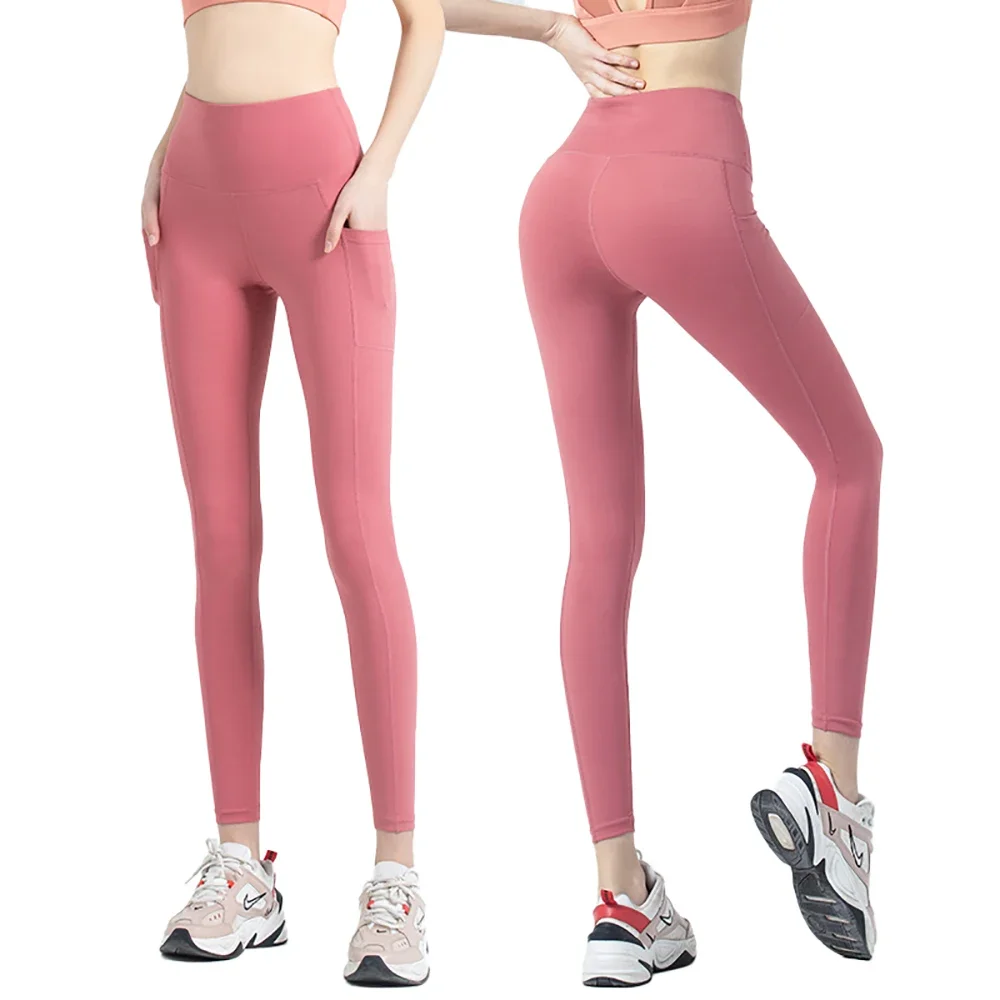 OhSunny legging pinggang tinggi wanita, celana Yoga berlari nyaman, setelan lembut elastis olahraga luar ruangan