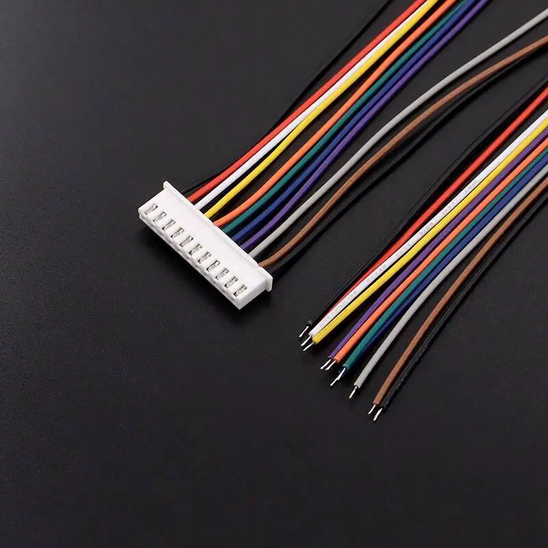 5~10 Stück XH2.54Mm Elektronikdraht Einzelkopf Verzinnter Anschluss 30CM Farbtestverbindung 2/3/4/5/6/10P – Detail 10
