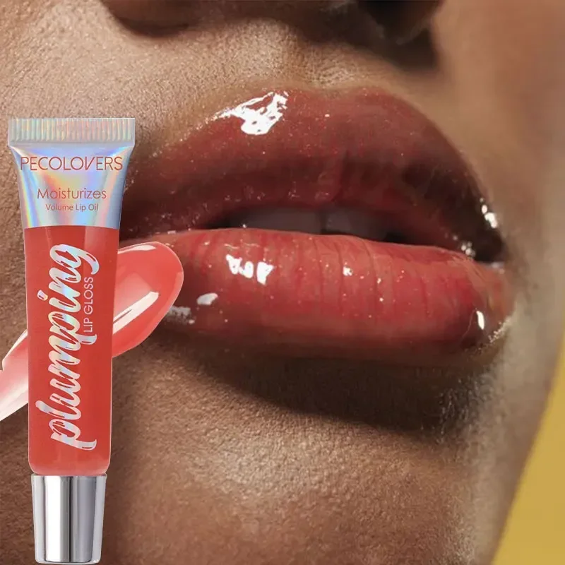 Watery Glossy Mirror Lip Glaze Moisturizing Brightening Creamy Texture Tinted Lip Balm Hydrating Glitter Lip Essence Lip Gloss