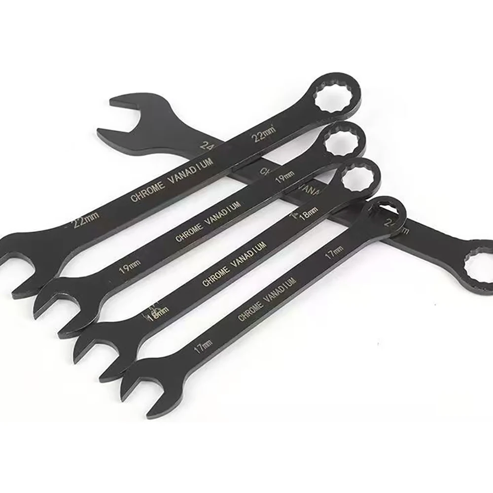 14pcs Ratcheting Combination Wrench Set, 8-24mm Metric Flex Head Ratcheting Wrench, Chrome Vanadium Steel Spanner