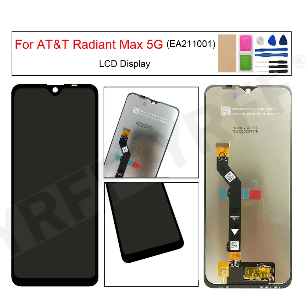 

LCD Touch Screen Digitizer Assembly Parts for AT&T Radiant Max 5G LCD Display