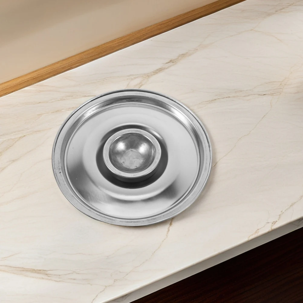 

Stainless Steel Bowl Lid Cooking Cover Mini with Knob Monosodium Glutamate Milk Pots