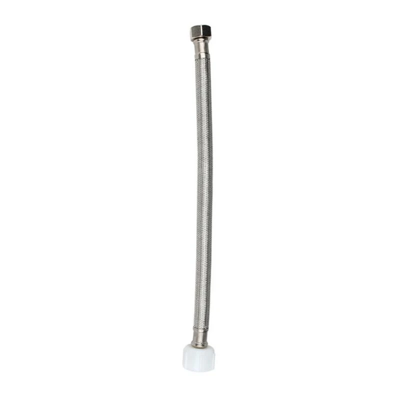 

652F Toilet Water Connectors Hose 3/8inch to 1/2inch Stainless Steel Toilet Water Supply Line Braided Toilet Connector
