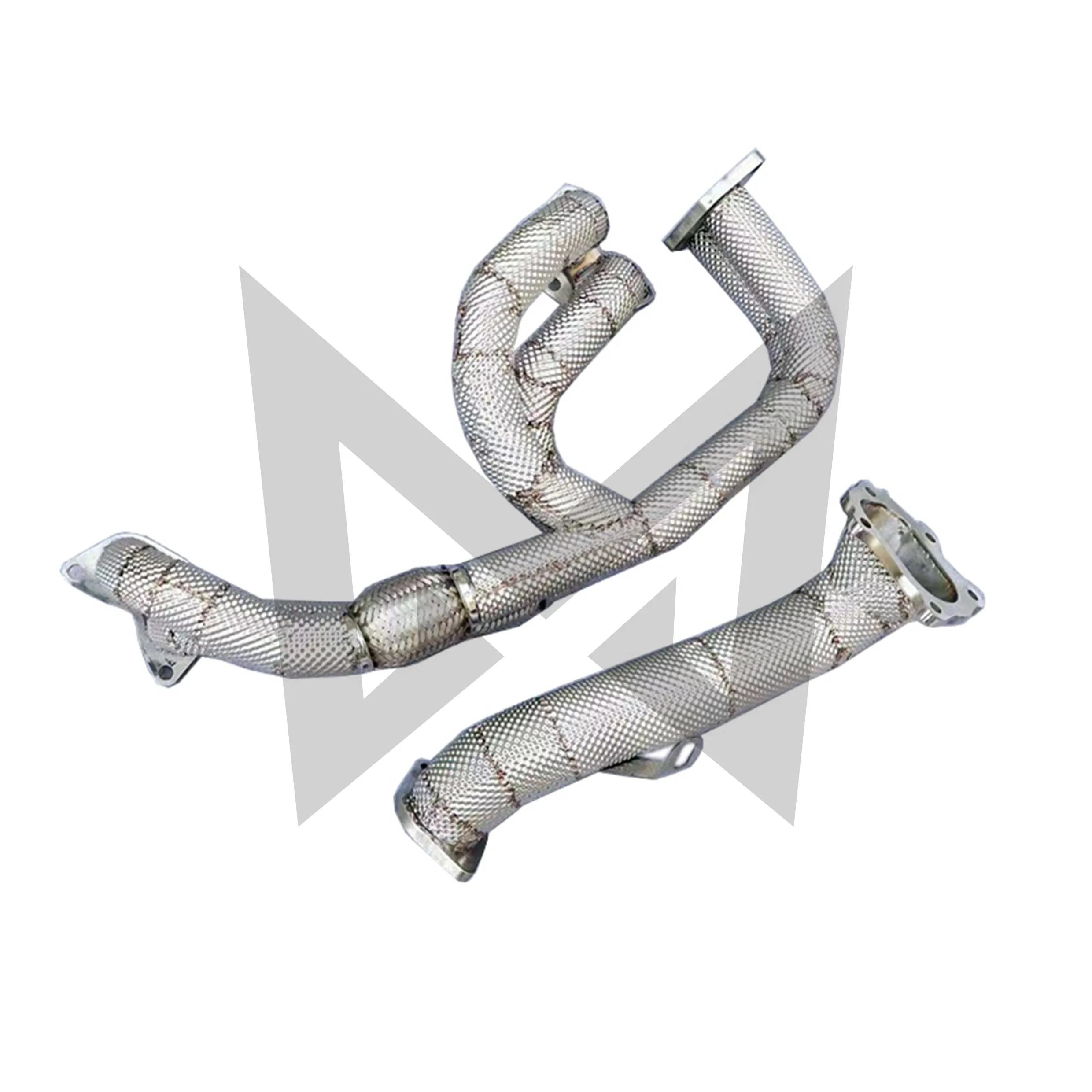 MANX Car Exhaust system for SUBARU STI Manifold and Downpipe Stainless steels Performance exhaust pipe