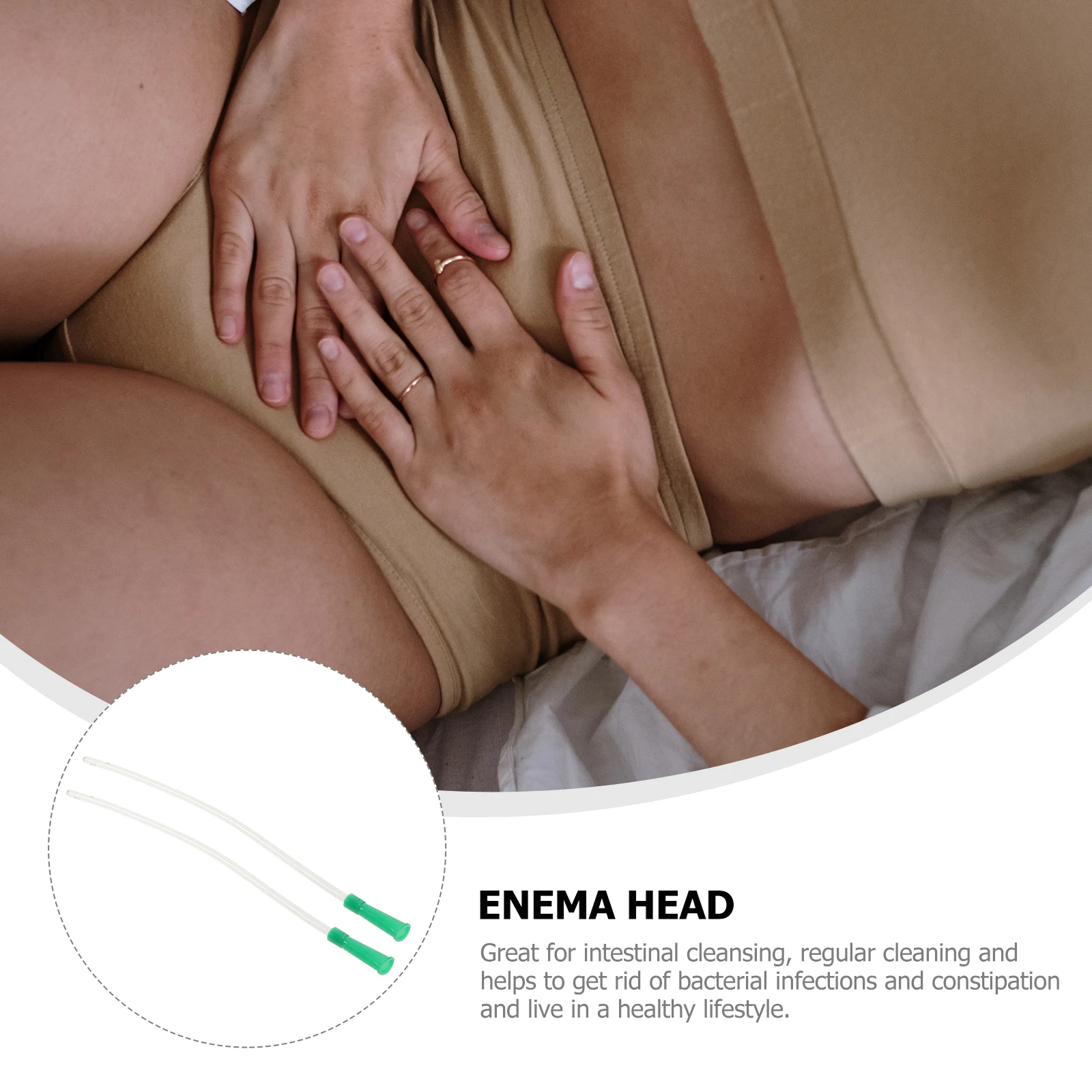 

20pcs Enema Heads Portable Tubes For Household Cleaning Supply Flusher Compatible With Standard Kits Enema Washer