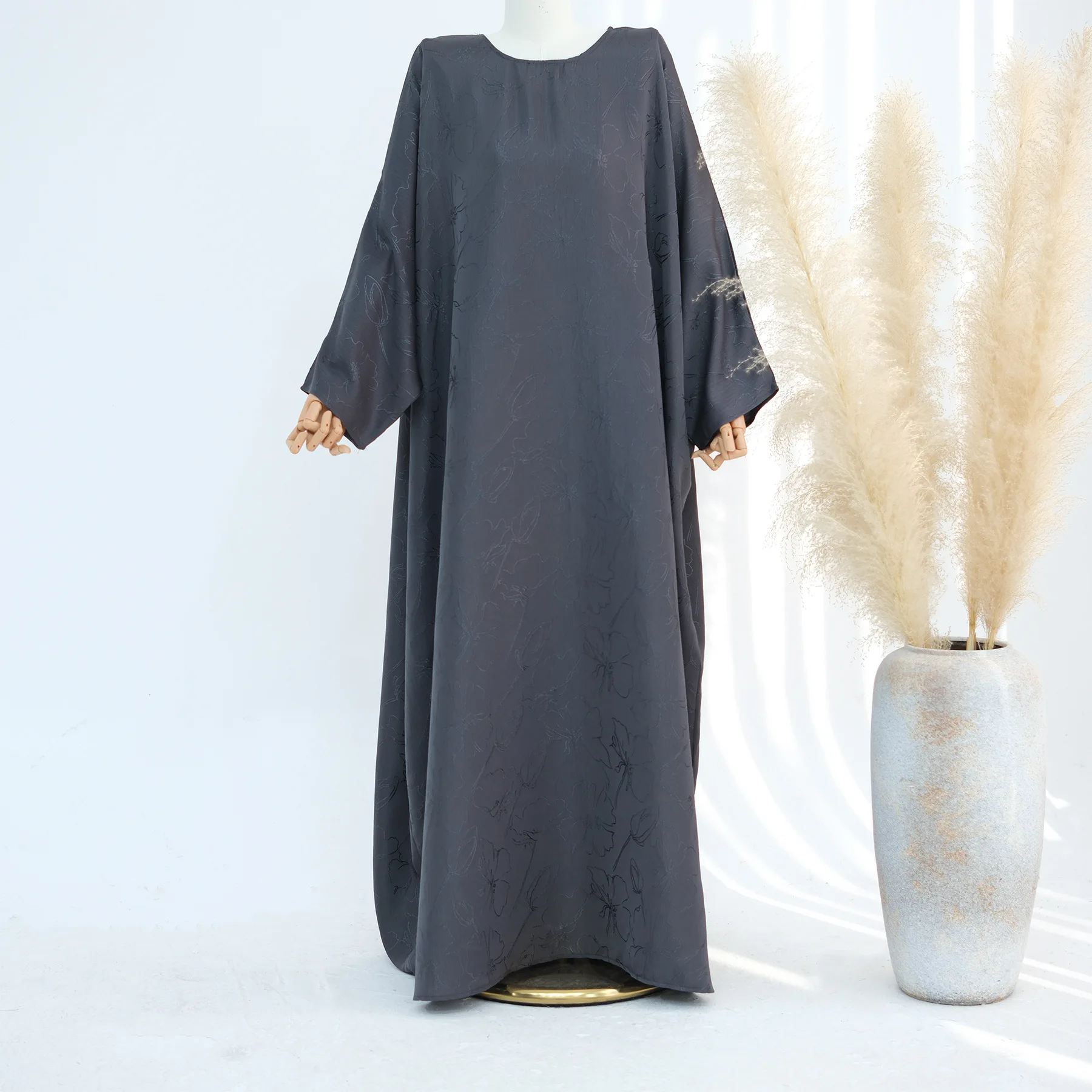 مجموعات الزي الإسلامي الفاخرة 2 قطعة للنساء رمضان دبي الحجاب عباية فستان حفلة إسلامية قفطان رداء أنيق تركيا ثوب 2025 26