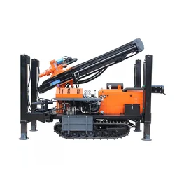 180m 200m Water Drilling Machinery Pneumatic Portable Hydraulic Water Well Drilling Rigs Borehole Drilling Rig Price