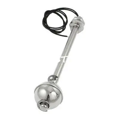 Stainless Steel Vertical Liquid Water Level Sensor Float Floating Switch 2 Wire