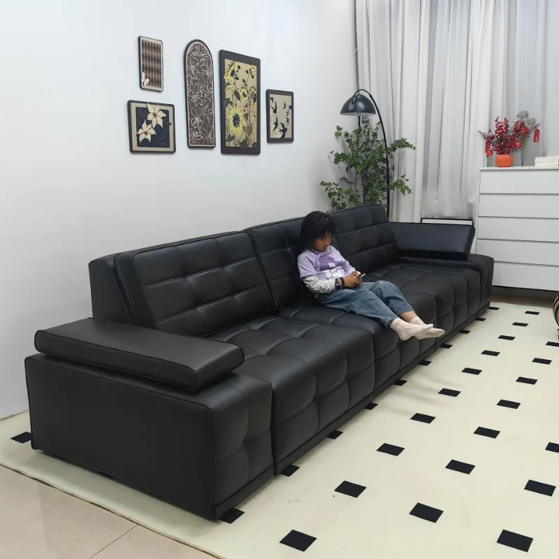 Italiaanse leren bank