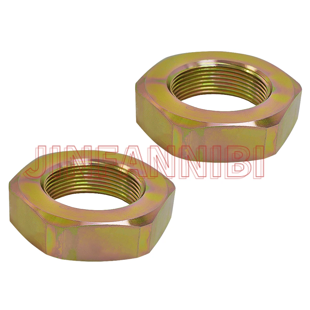 2PCS Rear Axle Nuts for Yamaha Banshee 350 YFZ350 Blaster 200 YFS200 1987-2006