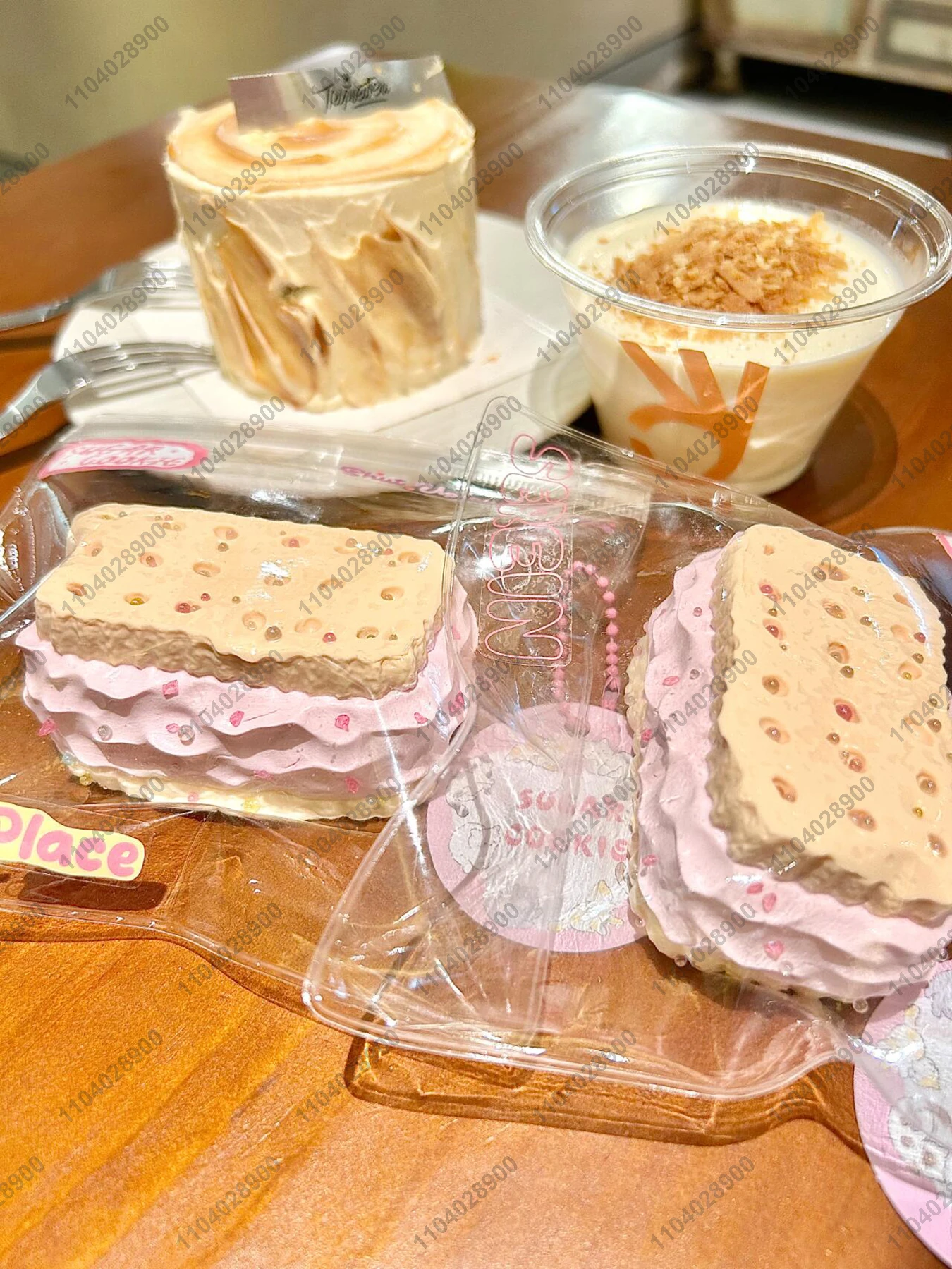 Biscuit Taba Squishy Double Decker Sandwich Cookie Cream Cracker Squeeze Toy ASMR Sensory Anti Stress Fidget Toys for Adults