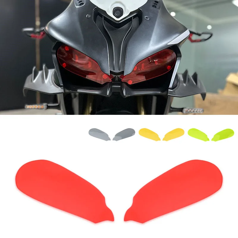 

Motorcycle Acrylic Front Headlight Guard Head Light Lens Cover Protector Fit For QJMOTOR SRK600RS SRK800 SRK 600RS SRK 800