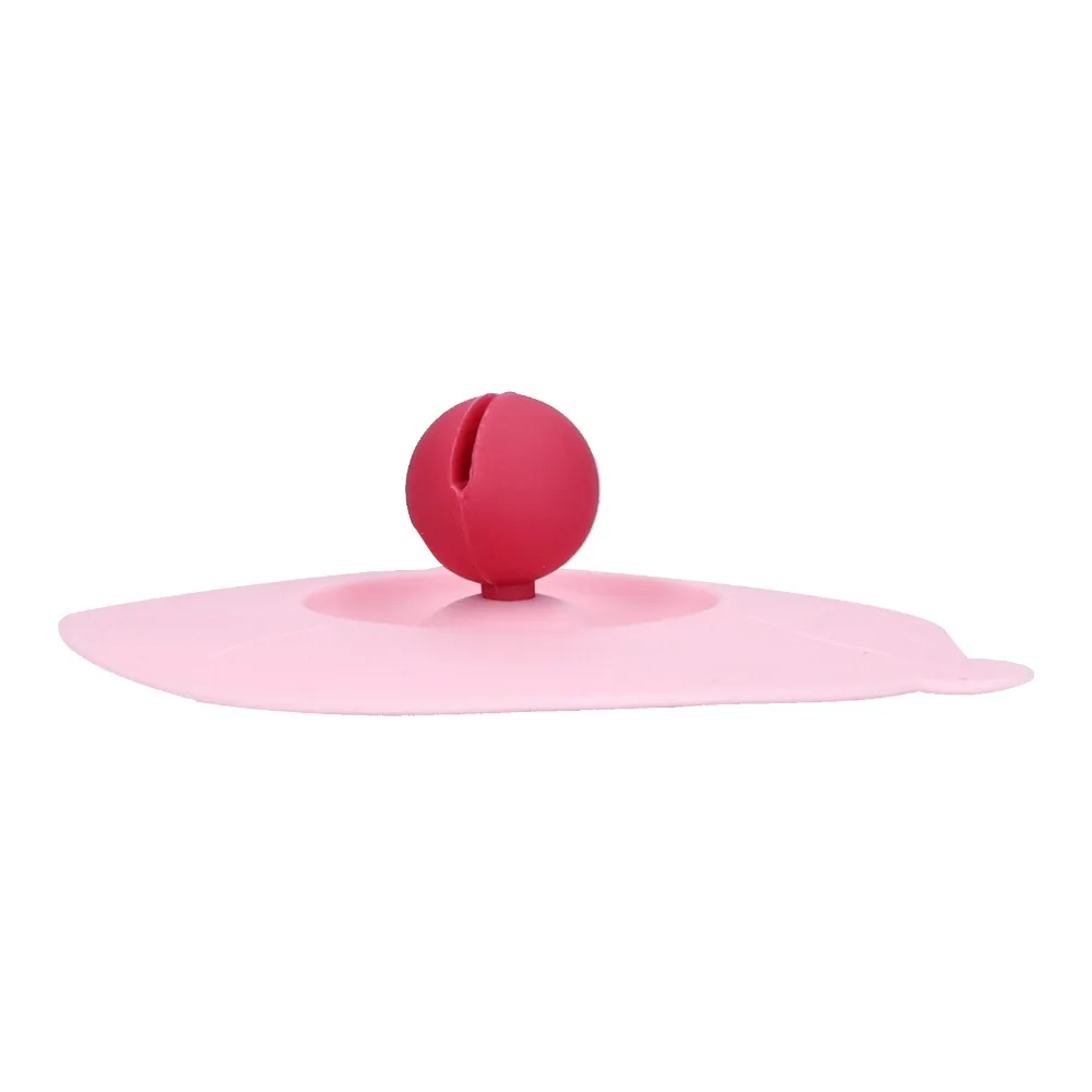 5Pcs Dust Proof Silicone Cup Lid Circular Shape Flexible Sealing Lid Practical Soft Mug Topper Mug Use