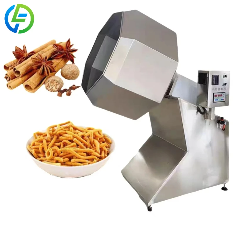 Customized Octagonal Seasoning Machine Fully Automatic Multi-functional Star Anise Seasoning Mixer Potato Chip Seasoning Machine