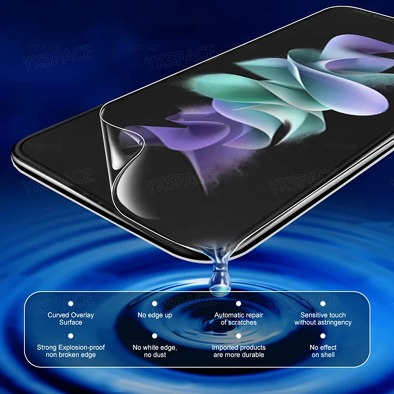 Vorder- und Rückseite Mattierte Hydrogel-Folie für Samsung Galaxy Z Flip 8 7 FE 6 5 4 3 HD Klare Weiche Displayschutzfolie Anti-Fingerabdruck – Detail 21