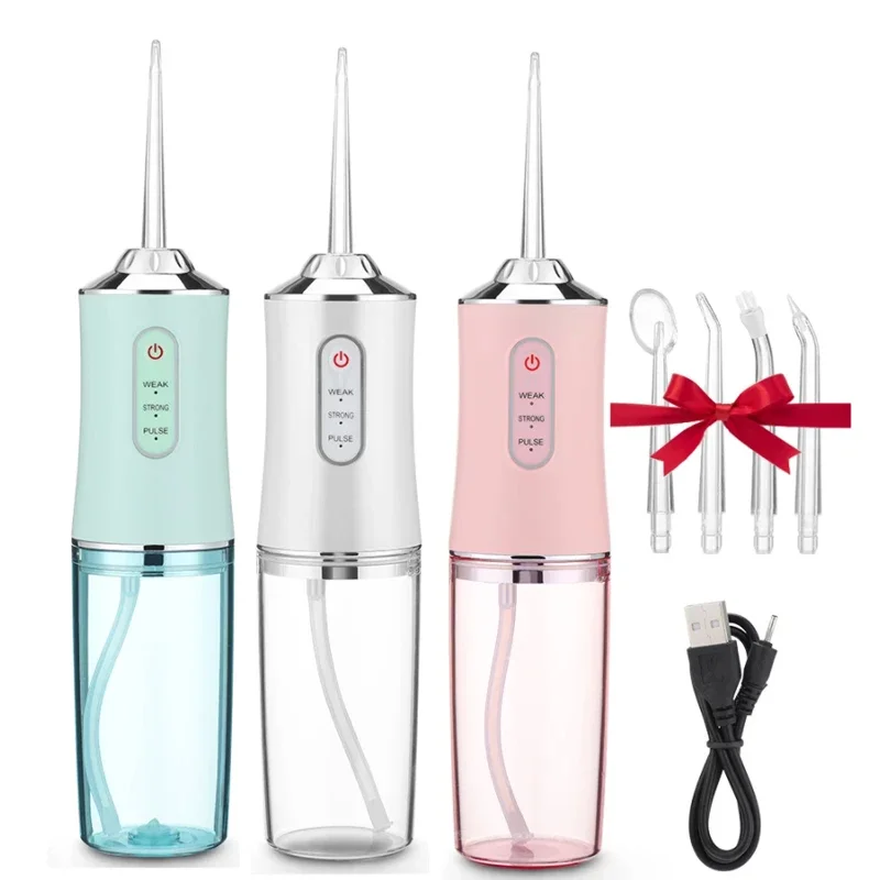 Oral Flosser Irrigator Set - Water Dental Flosser Toothpick Teeth Cleaner Machine Cuidado bucal Tooth scaler Water flosser Floss