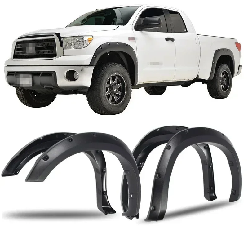 Mudguards Wheel Arch Fender Flares For Toyota Tundra 2007-2013 Splash Guard Mud Flap Black Car Accessories Exterior Part