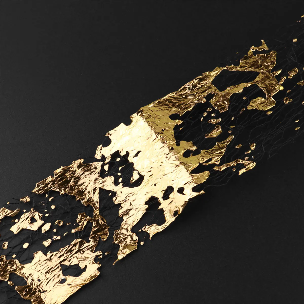 Pegatinas de malla de lámina dorada y plateada para uñas, calcomanía artística para manicura, mano de obra fina, aspecto atractivo, fácil de aplicar, uso profesional en el hogar