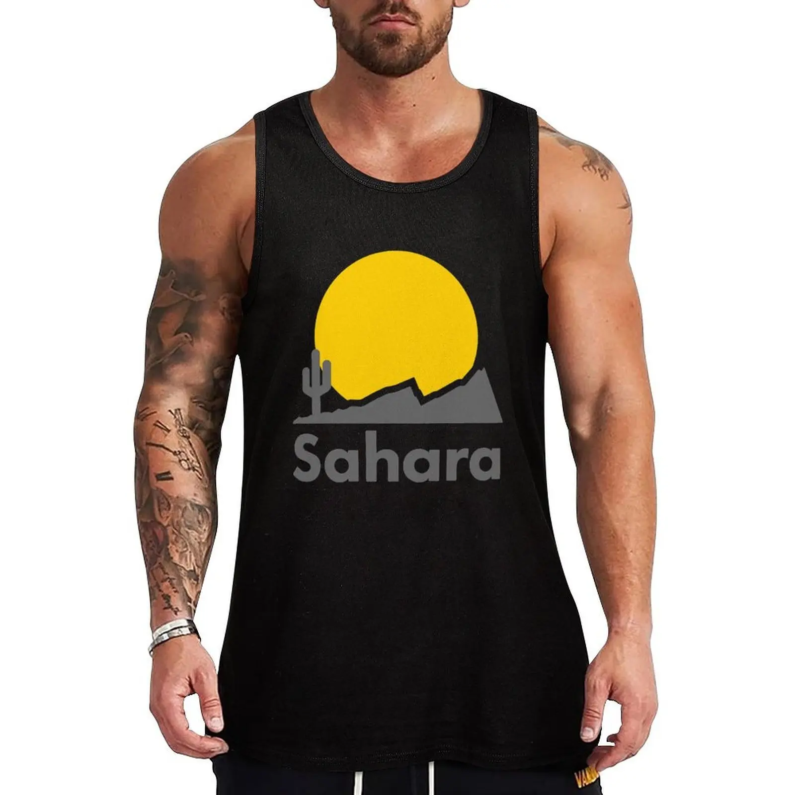 Grian Merch Sahara Logo Shirt Classic Tank Top Workout Tank Top Breathable Athletic Fitness Sleeveless