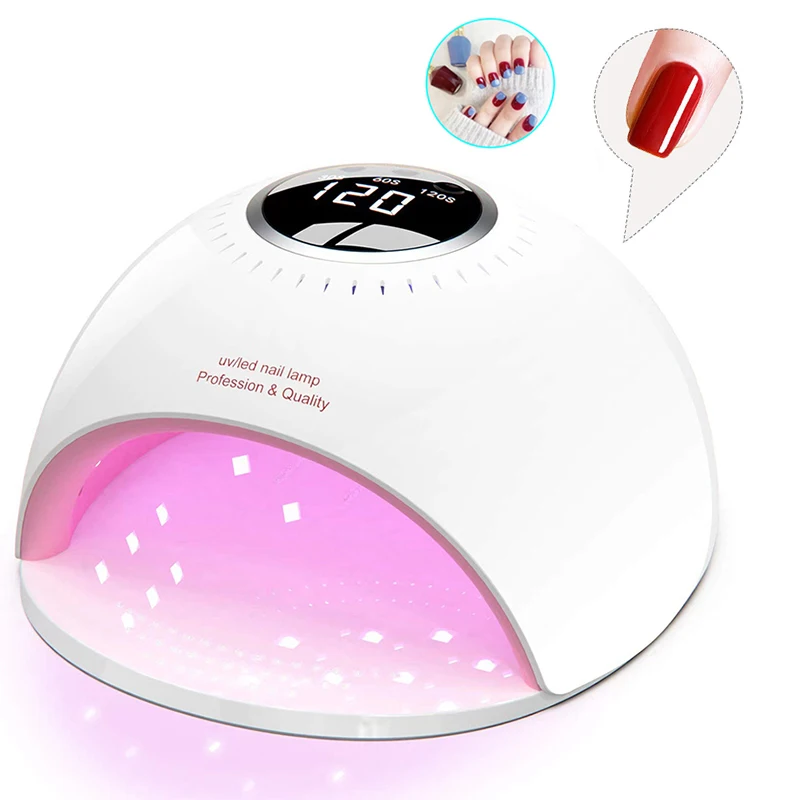 High Quality Portable Professional 84W Nail Lamp Art Diy Nail Tool Machine Uv Led Lamp Uv Curing Gel Polishing Dryer