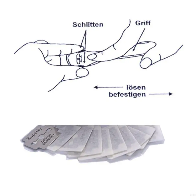 مزيل قطع مسامير القدم من U0DE لشفرات استبدال ماكينة الحلاقة والباديكير للعناية بالقدم