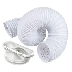 130/150mm Universal Duct Extension Pipe Extra Long Air Conditioner Pipe Duct Extension Exhaust Hose For Mobile Air Conditioning