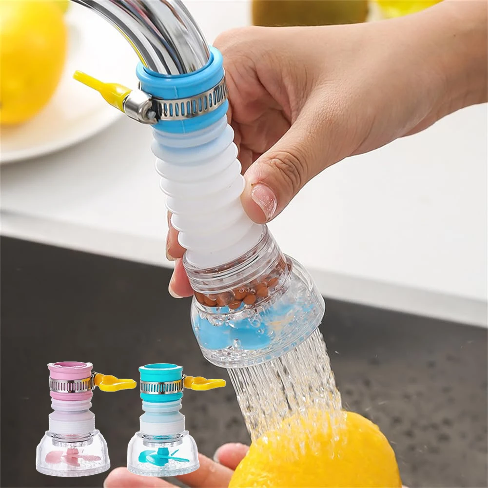 Kitchen Sink Faucet Nozzle Adapter Universal 360 Rotation Bubbler Water Saving Swivel Aerator Head Shower