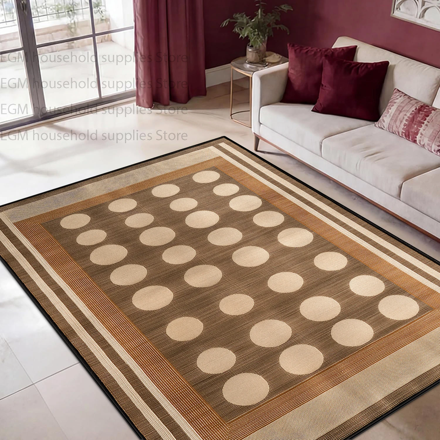 Modern Minimalism Dot Carpet for Living Room Washable Non-Slip Bedroom Bedside Home Decor Large Area Rug Coffee Table Soft Mats