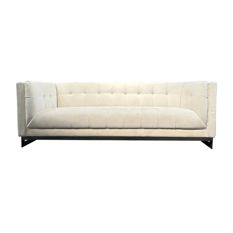 

TTLight luxury fabric sofa straight row living room Italian lazy sofa