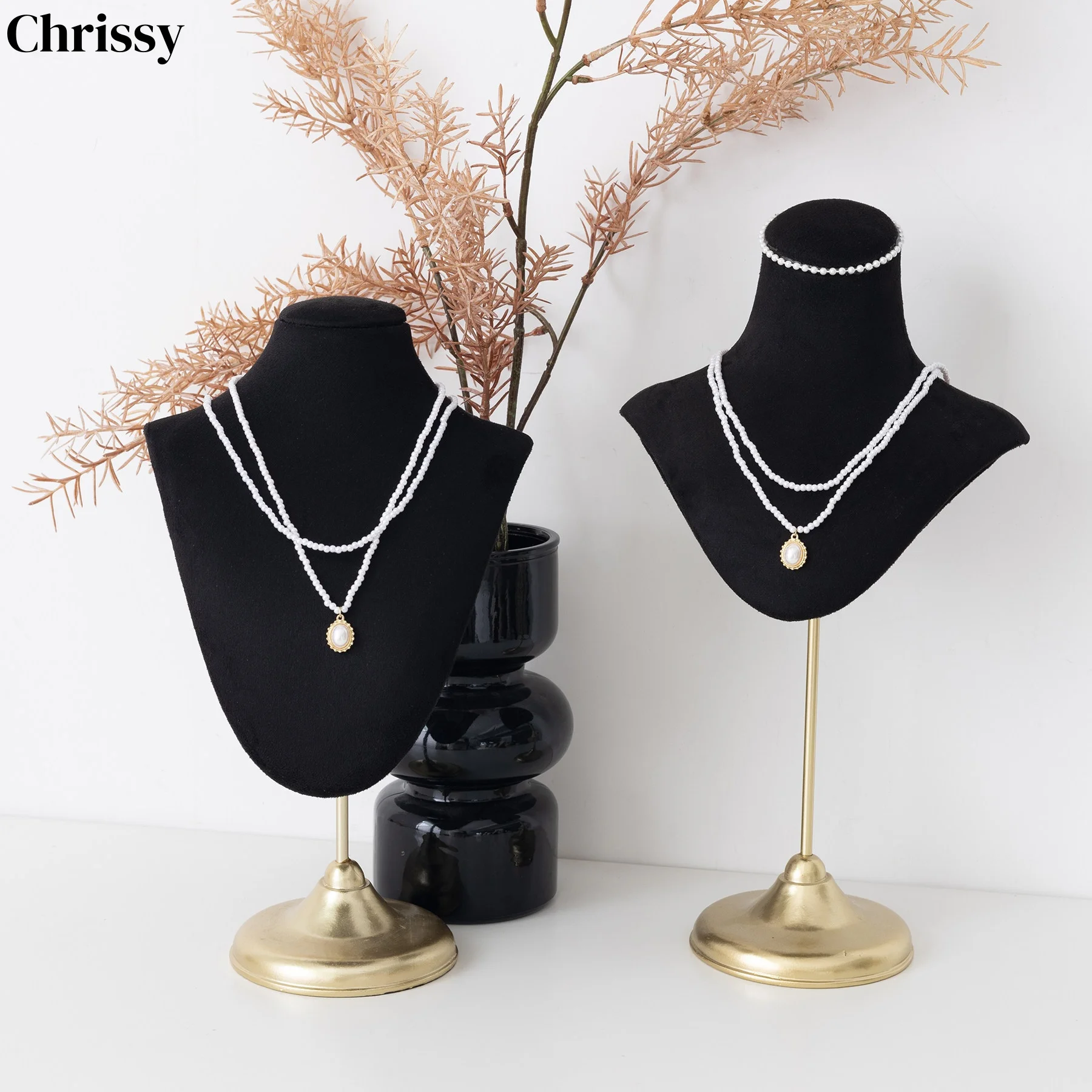 

Портативный манекен-бюст для демонстрации украшений, многофункциональный стенд для демонстрации ожерелий, реквизит для фотосессий и витрина для торговых точек