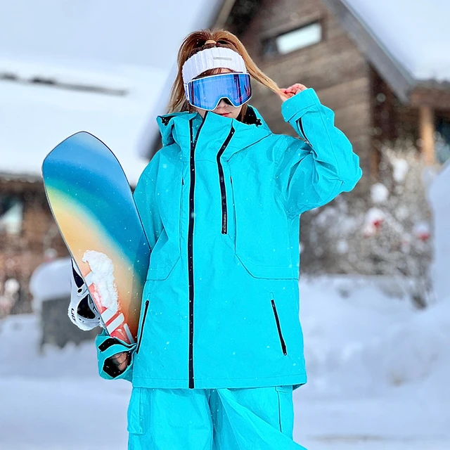 Snow Clothes Women New Waterproof Windproof Ski Snowboarding Men Warm Jacket Snow Wear Oversize Loose Outfits AliExpress