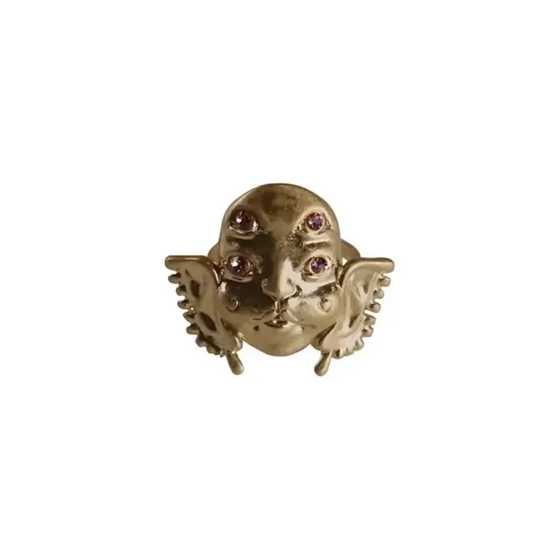 Melanie The Martinez Mask Ring Interesting Vintage “Cry Baby” Music Albums Periphery Same Open Ring Cosplay Party Jewelry