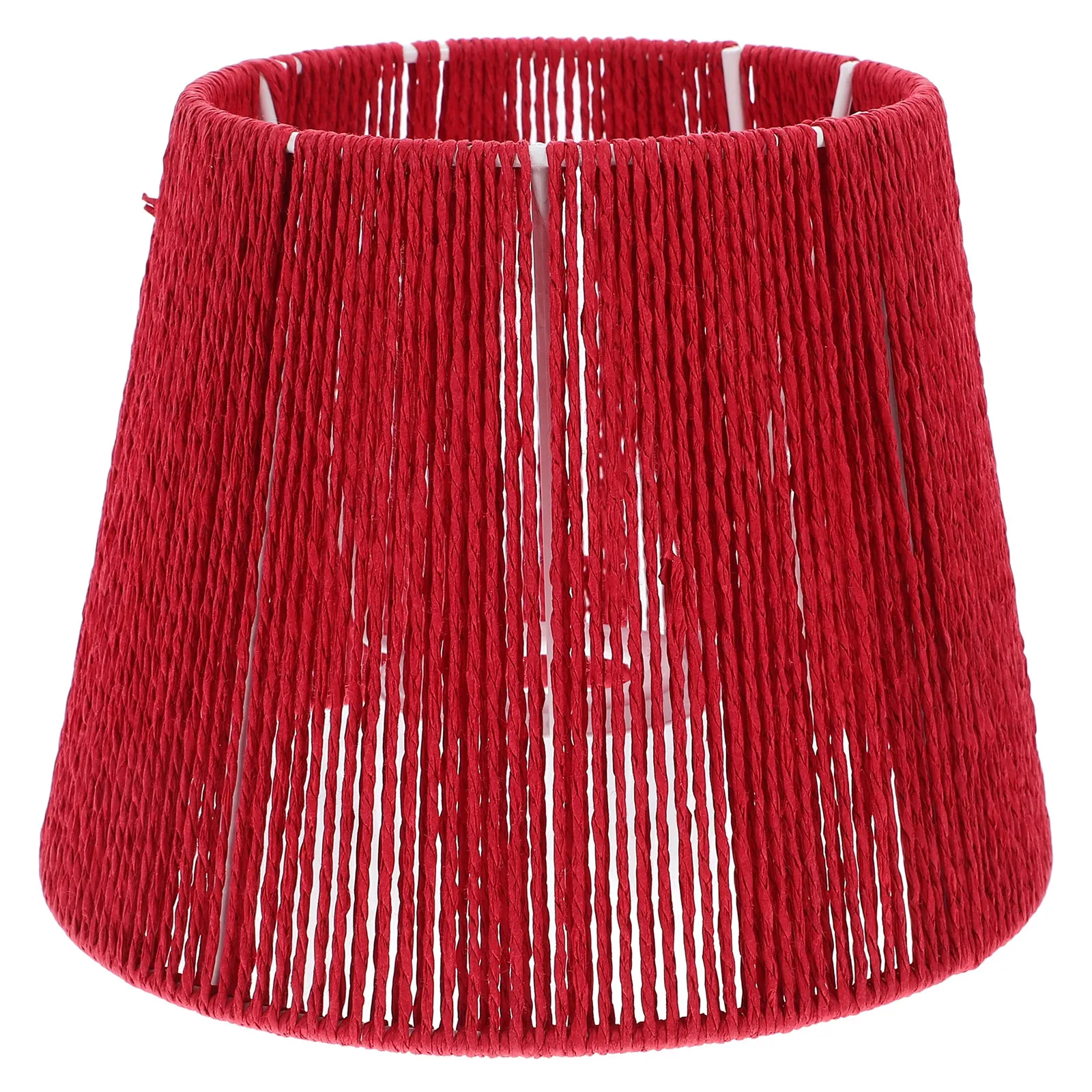 Woven Paper Rope Lamp Shade, Handmade Vintage Farmhouse Hanging Ceiling Light Cover for Home, Cafe & Bar Decor