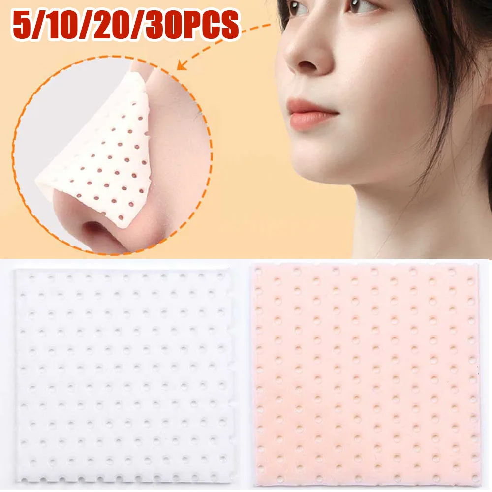 

5-30pcs 5*5cm Thermoplastic Nose Splint Nose Job Rhinoplasty Splint Ortho Immobilized Nose Nasal Fracture Beauty Care Tool