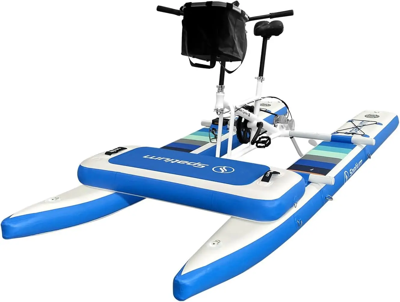 

Factory Wholesale One Seated Float Water Bicycle Inflatable Water Bike for Lake Ocean Use
