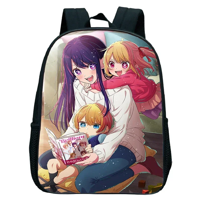 Anime Oshi No Ko Backpacks Kids Kindergarten Bookbag Tollder Boys Backpack Children Cute Cartoon School Bags Gift