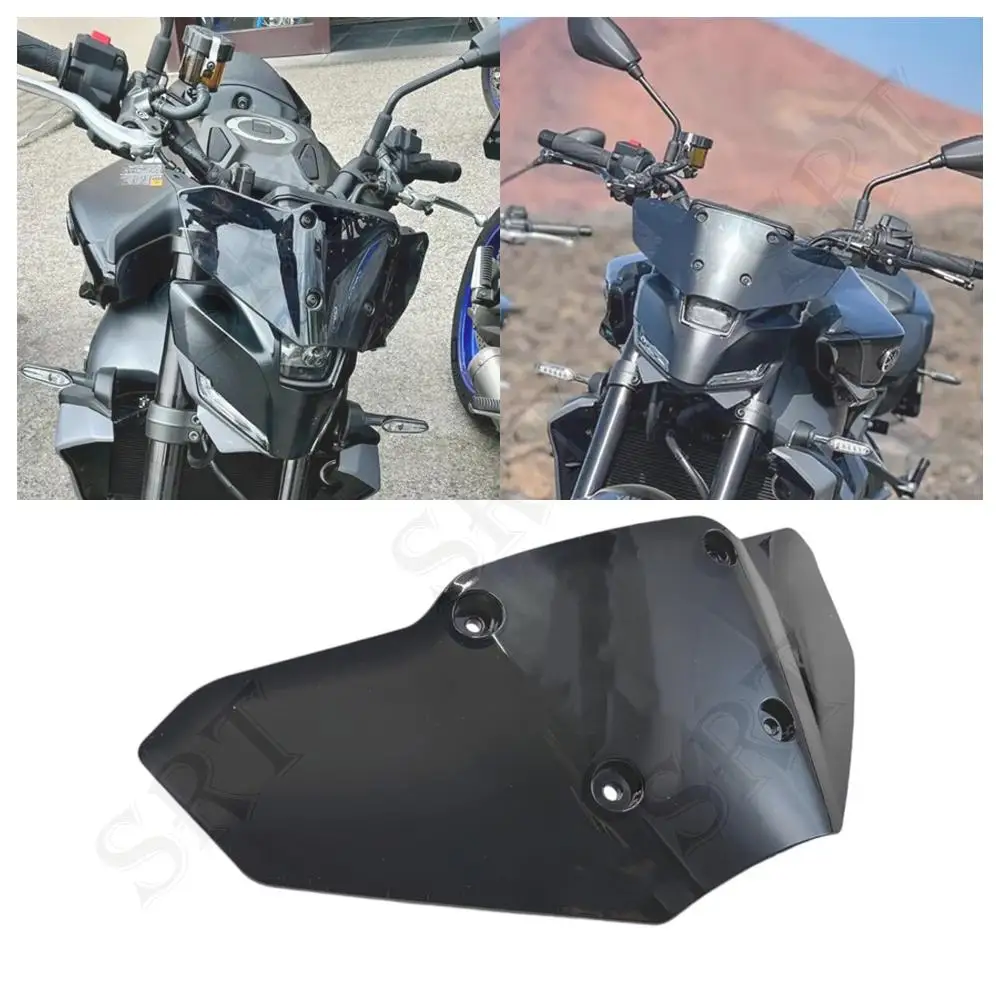 

Fit For Yamaha MT09 SP ABS FZ09 MT-09 FZ-09 2024 2025 Motorcycle Accessories Windshield Front Windscreen Deflector Cover