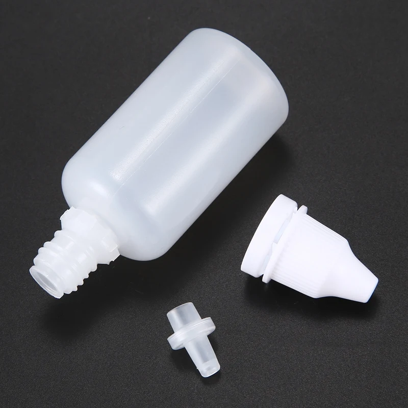 100Pcs 30Ml Empty Plastic Squeeze Bottle Eye Liquid Container Dropper