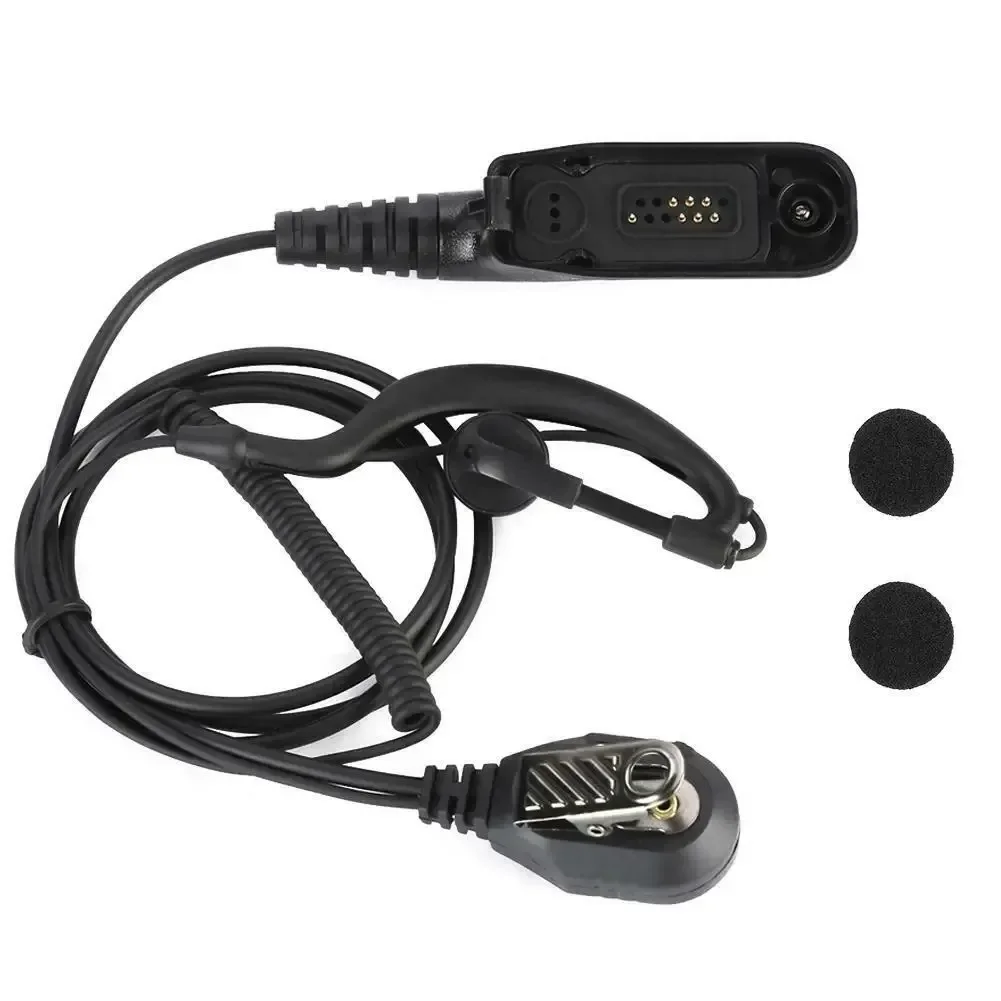 

Radio Police Earpiece Microphone PTT Headset Compatible with Motorola DP4400 DP4401 DP4600 DP4800 DP4801 Two Way Radio