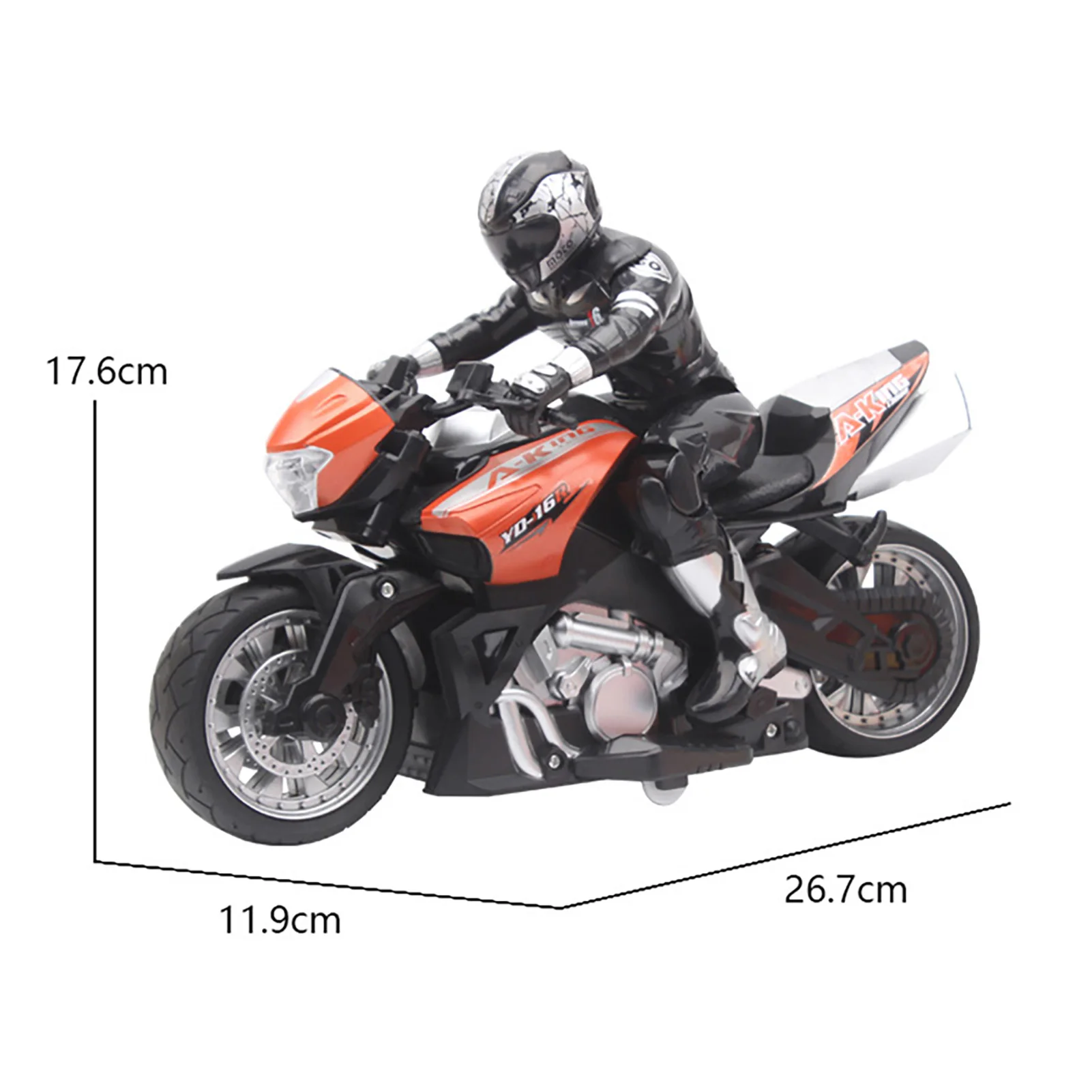 Remote Control Off-Roading Motorcycle Toy Portable Wear Resistant Stunt Drift Car Toy Vehicle for Children Kid Boy Girl