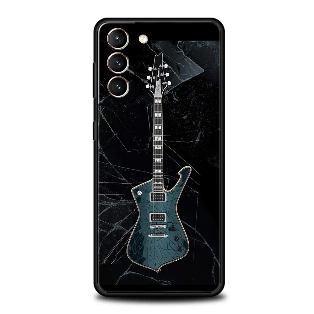 Phone Case For Samsung Galaxy S24 S23 Ultra S22 S21 S20 FE 5G S10 S10E S9 Plus S8 Cover Guitar Strings Music Guitares Instrument