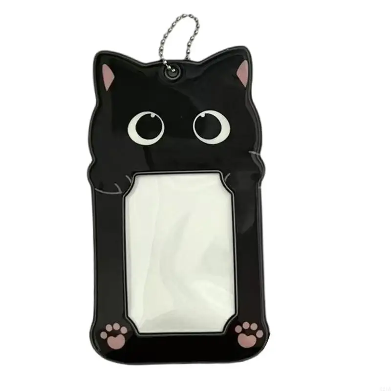 Animal Card Sleeve 3Inch Photocard Protector Water Resistant PVC Card Covers Photo Card Sleeves Keychain Bag Charm