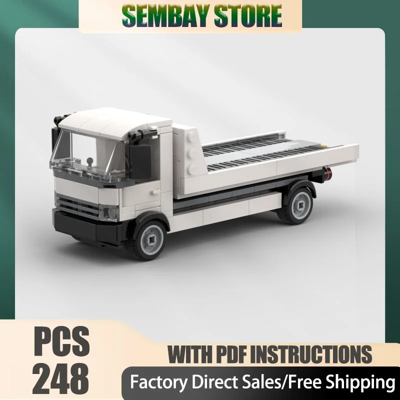 

Urban Vehicle Model Moc Building Bricks Modular Cab Over Model Technology Blocks Christmas DIY Toy Construction Holiday Gifts