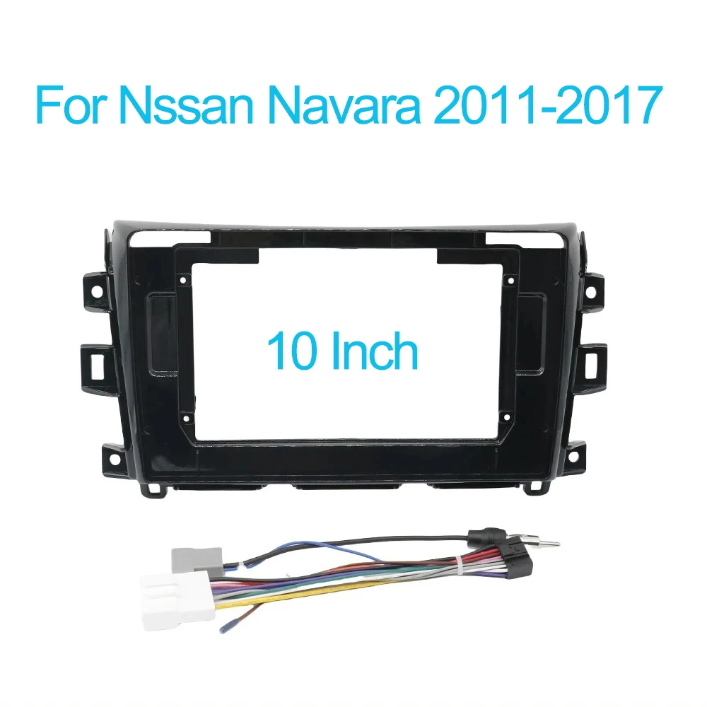 10 inch Adapter Canbus Box Decoder Android Dash Fitting Panel Kit Car Radio DVD Fascias Frame For Nssan Navara Terra Frontier NP