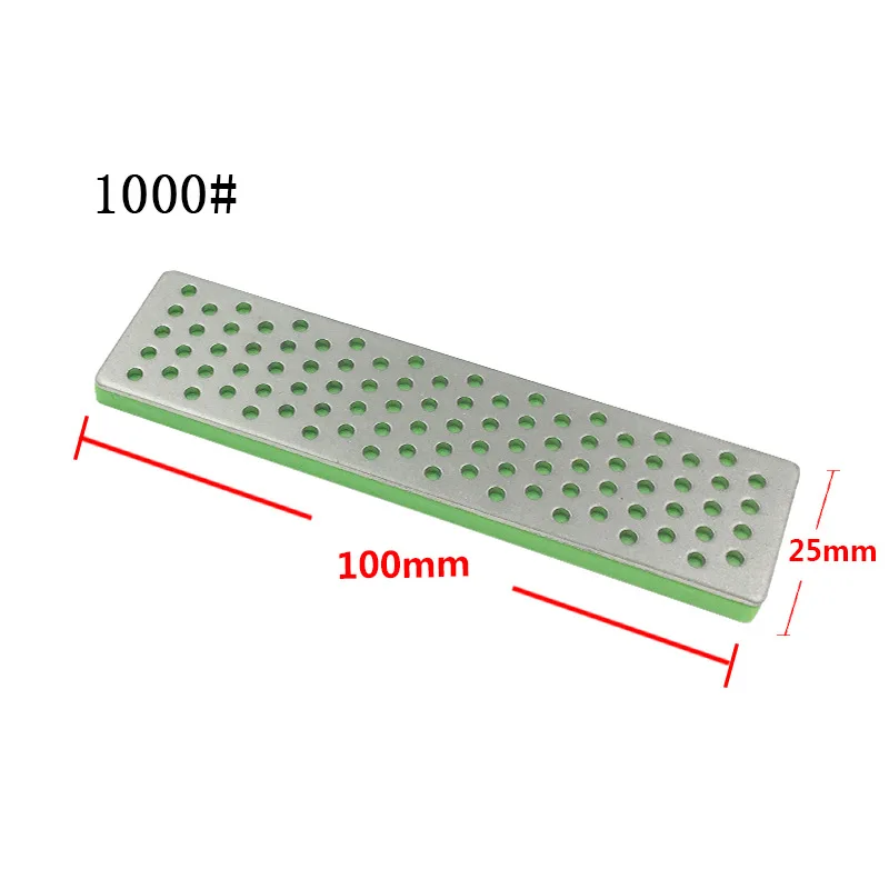 ALLSOME 100x25x2mm Diamond Sharpening Stones For Ice Snowboard Ski Edges Skiing Sharpeners Grit 240 360 500 1000 Abrasive Tool