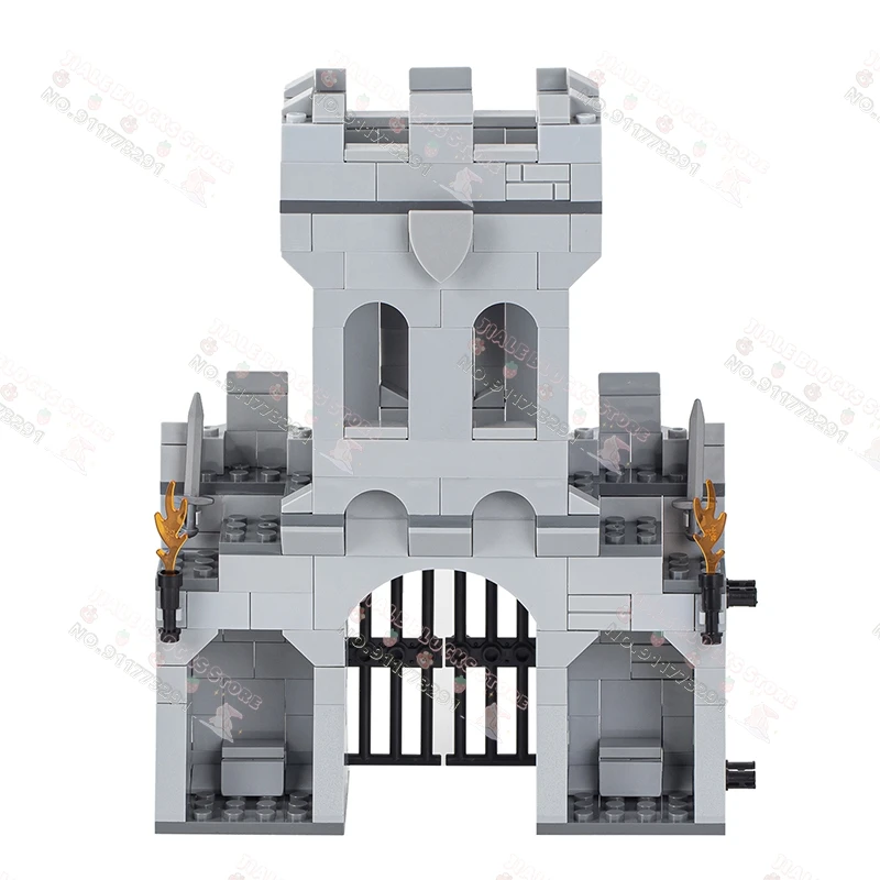 Military Series MOC Building Blocks Creative Medieval Castle Building Model DIY Assembly Bricks Toys For Children Surprise Gifts