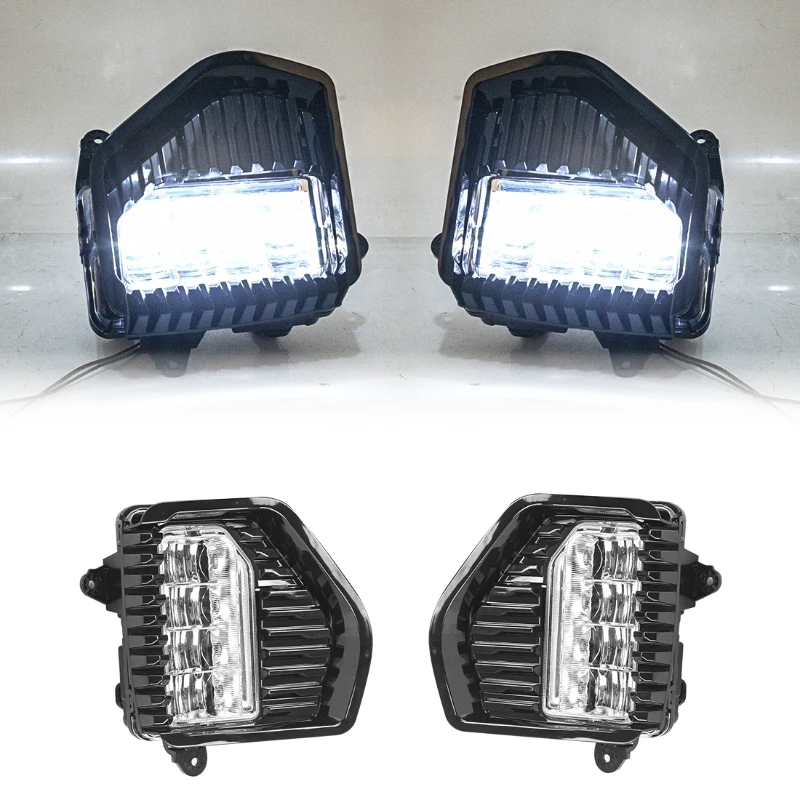 2Pcs/set Car Fog Lamp Daytime Running Light for GMC Sierra 1500 2019-2020